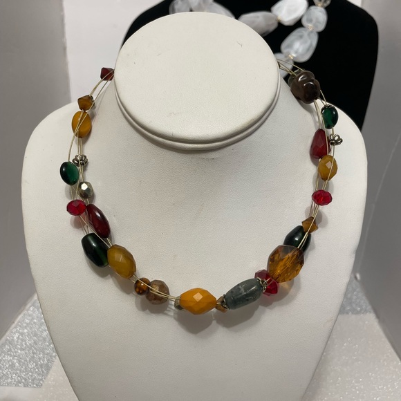 FLOWER ANJALAI NECKLACE - Picture 4 of 4